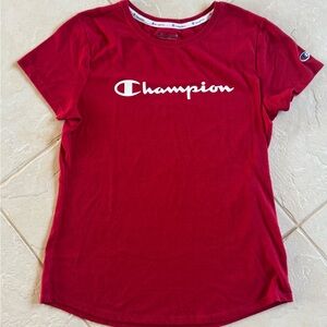 Champion Women's Bold Red Short Sleeve Tee